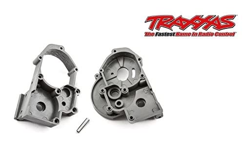 Traxxas 3691A Left and Right Gearbox Half with Idler Shaft for Rustler