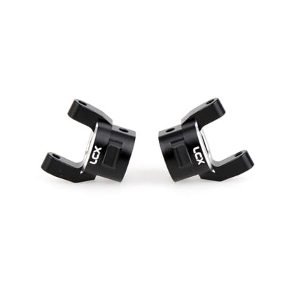 LCX Racing 1/10 RC Crawler Car CNC Aluminum Front Axle Steering Knuckle C Hub Carrier Set L/R for Axial SCX10 PRO, Upgrades Parts Accessories