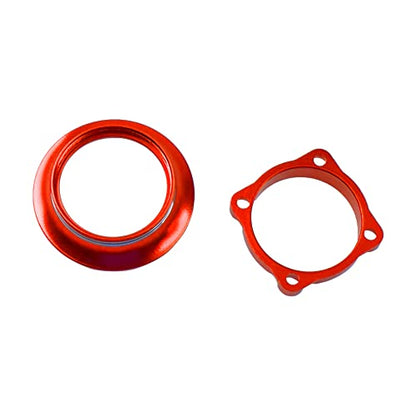 ShareGoo Metal Cooling Fan Cover Air Inlet Channel for 25mm x 25mm ESC Cooling Fan Heatsink Fit 1/8 1/10 1/12 1/16 RC Car ESC,Mounting Hole Distance 20mm (Red) - color: Red