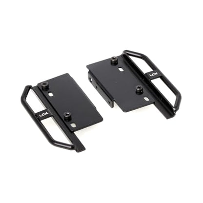 LCX Racing 1/24th RC Crawler Car Metal Rail Steel Side Step Running Board Rock Slider for Axial SCX24 Deadbolt AXI90081 C10 AXI00001 AXI00002, Upgrades Parts Accessories