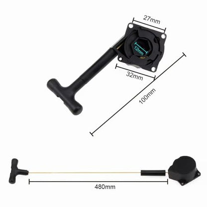 RC Upgrade Parts for HSP for Nitro 1/8 1/10 RC Car for Buggy Truck Accessories for Universal for Nitro Engine Pull Starter Handle Replacement Recoil Start Kit