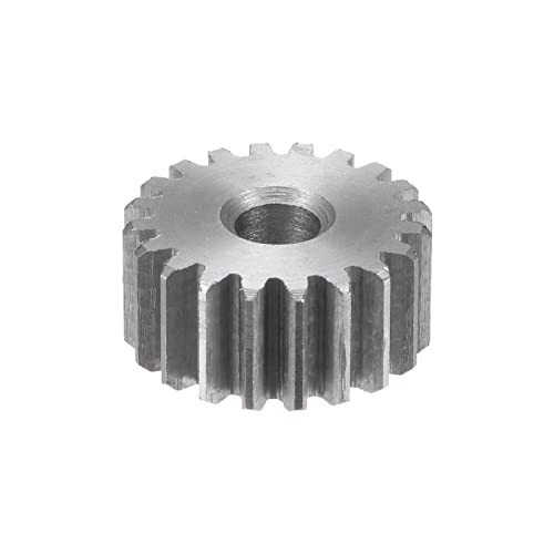 HARFINGTON Straight Spur Gear 6mm Bore 20T Mod-1 Hardened 45# Steel Spur Diff Differential Motor Gear RC Car Replacement Parts - style: 20T