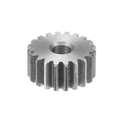 HARFINGTON Straight Spur Gear 6mm Bore 20T Mod-1 Hardened 45# Steel Spur Diff Differential Motor Gear RC Car Replacement Parts - style: 20T