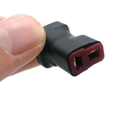 4Pcs No Wire RC T Series Connector 1 Female to 2 Male T Plug | In Series Power Connector Adapter, For RC Quadcopter Multirotor - style: T Series Connector