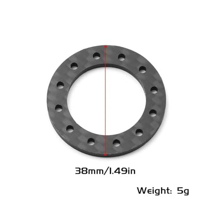 For Traxxas For Summit For Revo For E-Revo 1/10 Carbon Fiber Slipper Clutch Disc 5352R 5352X RC Car Upgrade Parts Models