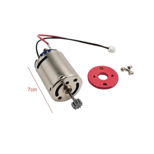 RC Car Motor Set 21000RPM Modification Metal DIY Upgrade Accessories Replacement Powerful 370 Motor for MN78 MN82 1/12 Scale