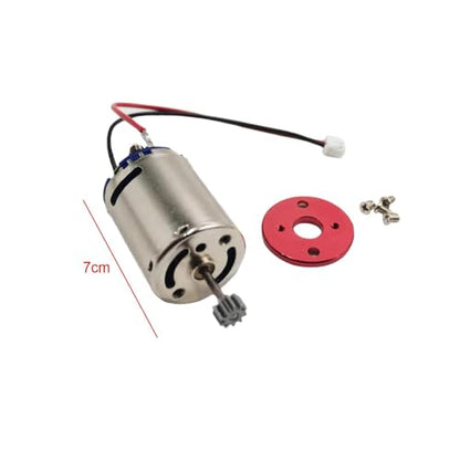 RC Car Motor Set 21000RPM Modification Metal DIY Upgrade Accessories Replacement Powerful 370 Motor for MN78 MN82 1/12 Scale