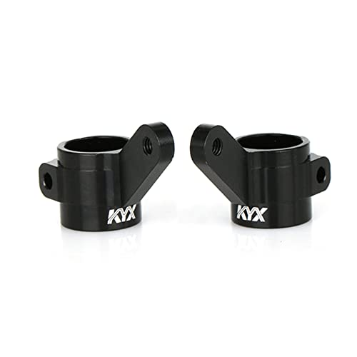KYX Racing CNC Machined Aluminum Steering Blocks Left & Right Steering Knuckles Upgrades Parts Accessories for RC Crawler Car Traxxas 1/10 Drag Slash 1967 C10