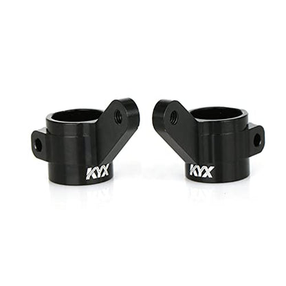 KYX Racing CNC Machined Aluminum Steering Blocks Left & Right Steering Knuckles Upgrades Parts Accessories for RC Crawler Car Traxxas 1/10 Drag Slash 1967 C10