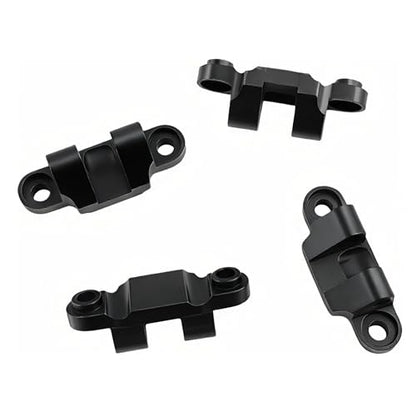 Lower Shock Mount for Losi 1/18 Mini LMT 4X4 RC Monster Truck (Black) | Aluminum,Monster Truck,Suspension Mount Set,Upgrade Parts,LOS211044 Compatible,LOS01026 Compatible,CNC Machined,High Strength - color: Black