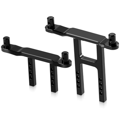 Aluminum Alloy Front & Rear Body Mount Post，Black | Upgrade Parts, For Tra-xxas 1/18 Latrax Teton Desert Prerunner SST, RC Car - color: Black
