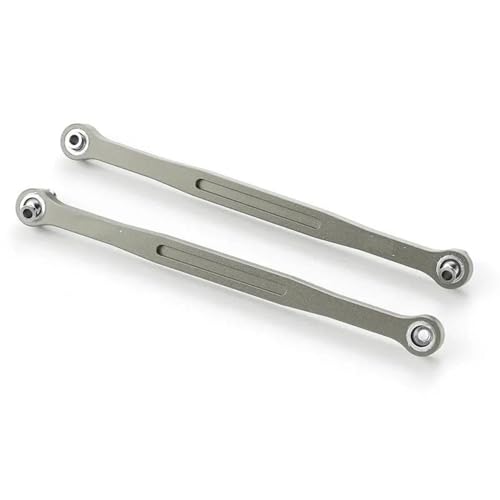 RC Links Linkage Compatible with for traxxas for XMAXX for Monster 1/5 RC Trucks Car Part Wheelbase Rc Steering Link Rod Set Steering Link Rod Set(Gray) - color: Gray