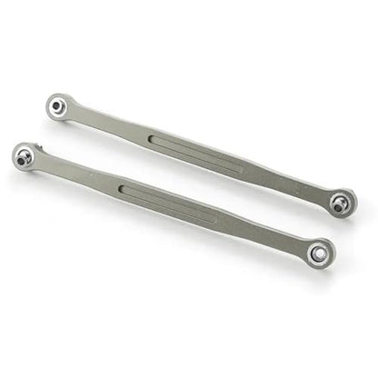 RC Links Linkage Compatible with for traxxas for XMAXX for Monster 1/5 RC Trucks Car Part Wheelbase Rc Steering Link Rod Set Steering Link Rod Set(Gray) - color: Gray
