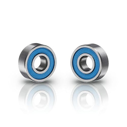 uxcell 4 Pcs MR83-2RS Deep Groove Micro Bearing, 3x8x3mm Double Rubber Sealed Chrome Steel Small Bearings (ABEC5, Z4 Low Noise) - size: MR83-2RS