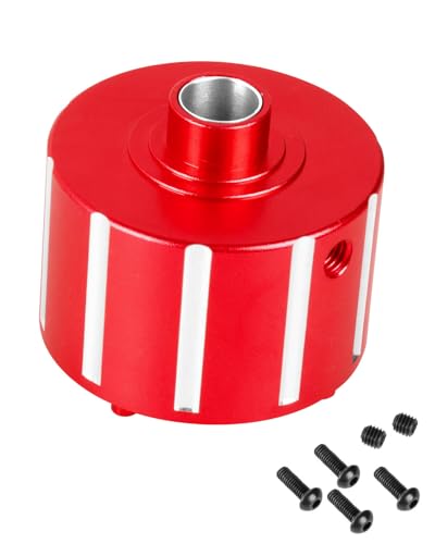 Aluminum Differential Carrier Diff Case Upgrades Part for 1/5 Kraton 8S BLX Outcast 8S BLX,Red - color: Red (Upgrades Part)