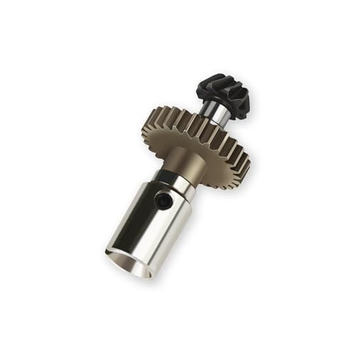 Hosim 1:10 Scale RC Car Differential Gear Helical Rear Drive Gear Upgrade Accessories Chrome Steel, X07-CS06 Accessory Spare Parts for Hosim X07 X07W X08 X15W 1/10 Scale