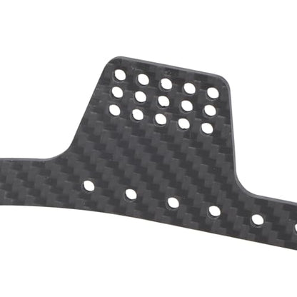 1/10 Carbon LCG Chassis Kit with Molded Bed Sliders Delrin Skid Plate Dual Servo Mount for SCX10 AR44 AR45 Capra F9 TRX4 Axle Gspeed V4 Chassis GS-FS Chassis G-Shot Chassis (Carbon Rails) - color: Carbon Rails
