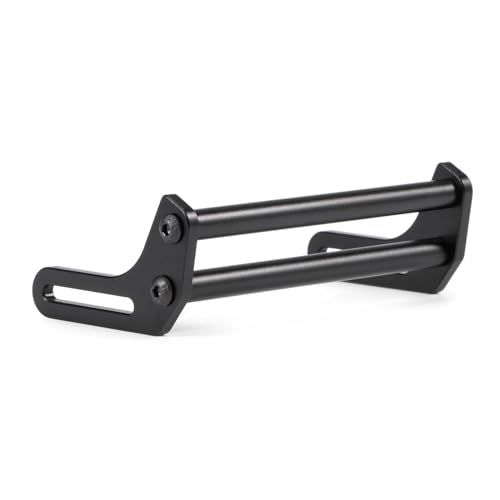 1/10 Carbon LCG Chassis Kit with Molded Bed Sliders Delrin Skid Plate Dual Servo Mount for SCX10 AR44 AR45 Capra F9 TRX4 Axle Gspeed V4 Chassis GS-FS Chassis G-Shot Chassis (Front Bumper) - color: Front Bumper