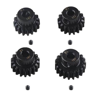 M1 Pinion Gear 5mm 16T 17T 18T 19T Mod1 for Arrma 6s Big Rock Typhon Kraton Mojave Notorious Fireteam Infraction Felony Motor Pinion Upgrade Parts