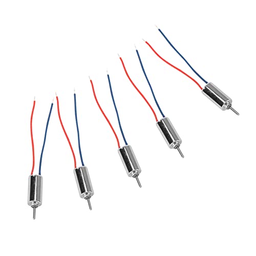 Coreless Motor, 5pcs DC 4.5V 0.12A 0.12W 32250RPM Micro Coreless Motor 4mmx8mm for Model Toy, Model Aircraft, Electronic Toys