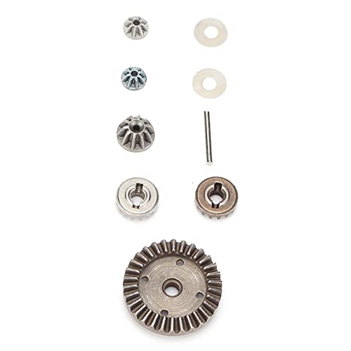 1/16 Metal Differential Gear Pinions with Drive Gear and Center Shaft, Aluminum Alloy RC Car Replacement Parts for 16889A 16889 SG1601 SG1602 M16103