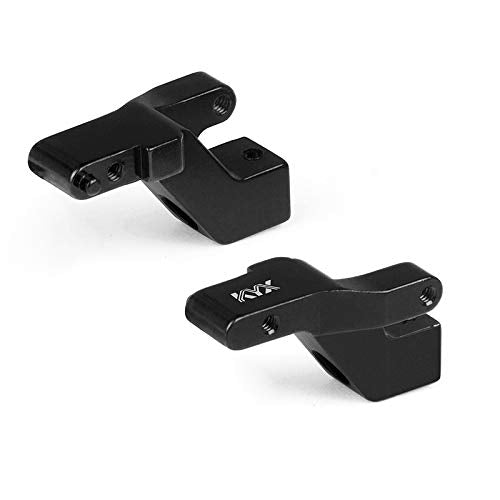 KYX Racing CNC Machined Aluminum Alloy Rear Body Mount Posts Rear Bumper Mount Upgrades Parts Accessories for 1/24 RC Crawler Car Axial SCX24 AXI00002 JLU