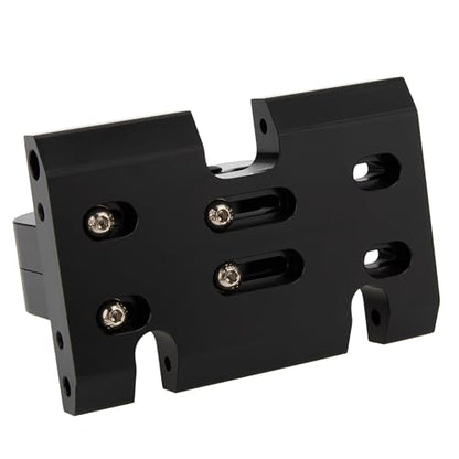 MEUS RACING LCG 12:1 Transmission Complete Gearbox for Axial SCX10 1/10 RC Crawler Upgrades (Black) - color: Black
