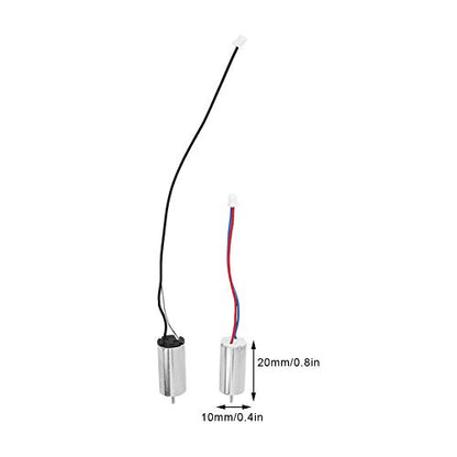 4Pcs Dc 3.7V 44000Rpm Brush, -2400 Motor Motor 10X20Mm Micro Motor Wire for Robot Drone