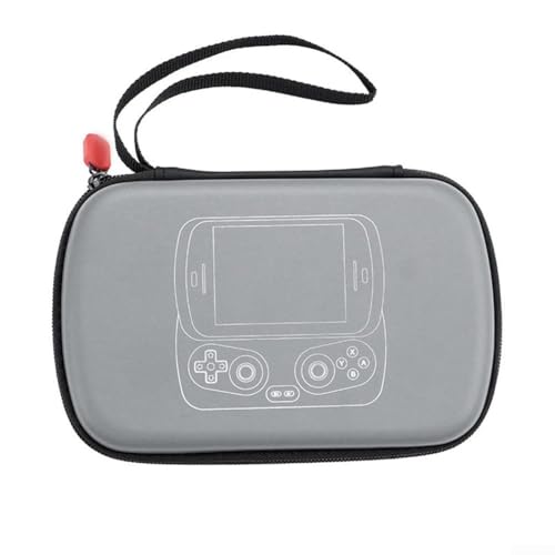 Hard Carrying Case for Anbernic RG Slide Retro Gaming Console Travel Storage Holder Protective Cover Flannel Material Compact Portable Game Accessories Organizer
