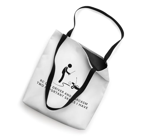 RC Car Driver and Sarcasm Men Women Funny RC Cars Tote Bag