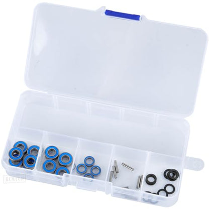 RC Bearings Kit Upgrades Part for 1/10 Slash 2WD VXL/Stampede 2WD VXL/Rustler 2WD VXL/Bandit 2WD VXL,Rubber Sealed Precision Ball Bearings,Navy Blue - color: Navy Blue - 1 Set