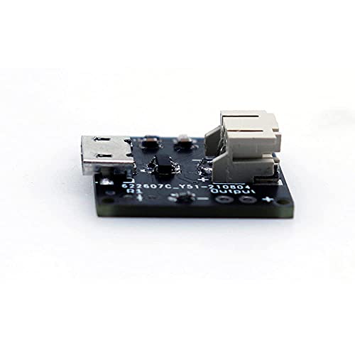 Treedix 2pcs Micro USB LiPo Battery Charger Board Without Battery 5V 500mA with JST Socket with LED Indicator Charging Rate Adjustable Automatic Power-Down
