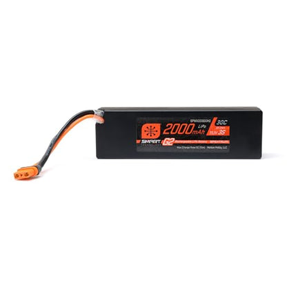 Spektrum 11.1V 2000mAh 3S 30C Smart G2 LiPo Battery | SPMX203S30H2, IC2 Connector