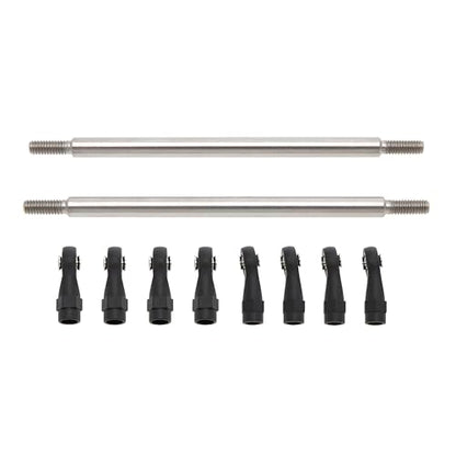 MEUS RACING 1/10 Links Steel Chassis Links Kit for Traxxas TRX4 Axial SCX10 Tamiya CCO1 Redcat Gen8 1/10 RC Crawler (95mm) - size: 95mm