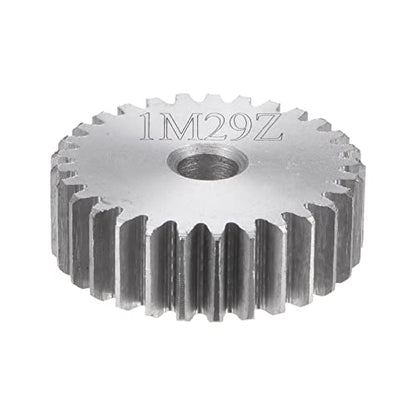 HARFINGTON Straight Spur Gear 6mm Bore 29T Mod-1 Hardened 45# Steel Spur Diff Differential Motor Gear RC Car Replacement Parts - style: 29T