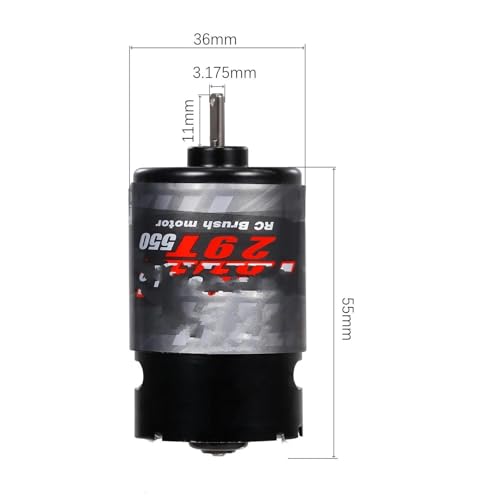 RC Spare Part for Axial SCX10 II III AXI03007 90046 for Traxxas for Slash for TRX4 for TRX6 1/10 12T 21T 29T 35T 55T 550 Brushed Motor RC Crawler Boat Parts(35t) - size: 35t