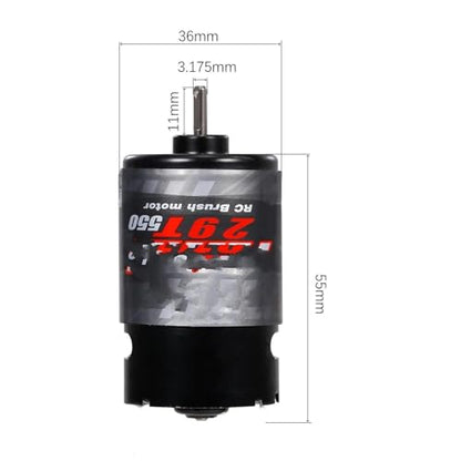 RC Spare Part for Axial SCX10 II III AXI03007 90046 for Traxxas for Slash for TRX4 for TRX6 1/10 12T 21T 29T 35T 55T 550 Brushed Motor RC Crawler Boat Parts(35t) - size: 35t