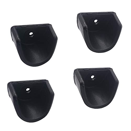 4Pack ShareGoo RC Shock Absorber Cap Protector Guards Anti-Collision Cap Compatible with 1/8 RC Car HSP HPI Axial Traxxas Redcat Racing Monster Truck Buggy (Black) - color: Black