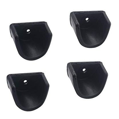 4Pack ShareGoo RC Shock Absorber Cap Protector Guards Anti-Collision Cap Compatible with 1/8 RC Car HSP HPI Axial Traxxas Redcat Racing Monster Truck Buggy (Black) - color: Black