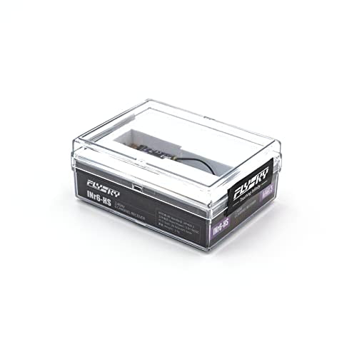 GoolRC Flysky INr6-HS Receiver, 2.4GHz 6 Channels RC Receiver with Dual Antenna PWM/PPM/i-BUS2/S.Bus/i-Bus Date Output Compatible with Flysky Noble NB4+ NB4 Pro+ RC Transmitter for RC Car Drone Boat