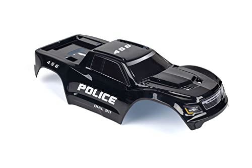 Custom Body Police Style Compatible for V1 Traxxas Maxx 1/10 4X4 4WD Truck Shell Cover(Truck not Included) MX-PB-01