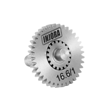 INJORA Stainless Steel 16.6:1 Transmission Gear Pinion Set for 1/18 TRX4M - size: 16.6:1