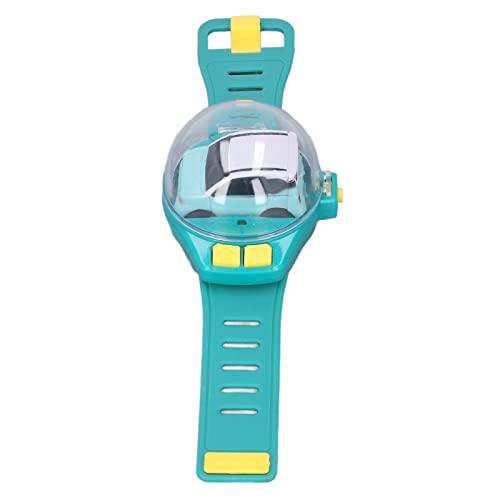 SIXRUN Mini Remote Control Car Watch Toy, USB Rechargeable, 30m Range, Silicone Strap, Green, for Boys and Girls Ages 3+ - color: Green