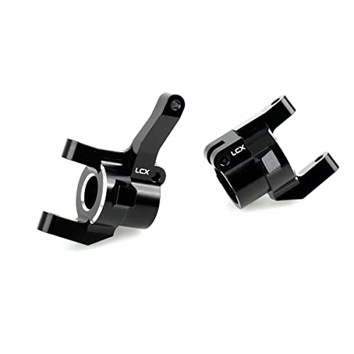 LCX Racing 1/6 RC Crawler Car CNC Aluminum AR90 Front Axle Steering Knuckle Carriers L/R C Hubs for Axial SCX6 AXI05000, Upgrades Parts Accessories