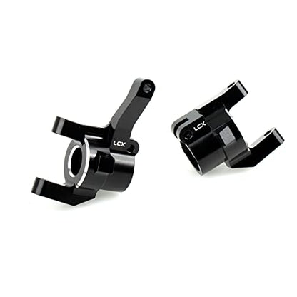 LCX Racing 1/6 RC Crawler Car CNC Aluminum AR90 Front Axle Steering Knuckle Carriers L/R C Hubs for Axial SCX6 AXI05000, Upgrades Parts Accessories
