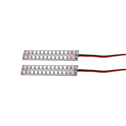RC LED Light 70mm 58mm Highlight Waterproof Front Rear Bumper Led Strip Compatible with Traxxas MAXX 1/10 RC Crawler Car Upgrade Part