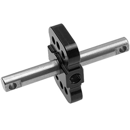 Aluminum RC Differential Locker Spool 2WD Diff Locker Mounts Upgrades Part Compatible with 1/10 Traxxas Slash 2WD Rustler Stampede 2WD Bandit 2WD 1/10 RC Car (Black) - color: Black