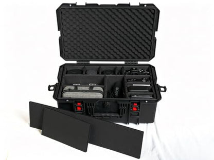 DIY Divider System for 6" Depth Cases – Adjustable Panel Kit with U-Pin Connectors & Premium Cutting Tool, Fits Pelican 1615 - color: Black-01