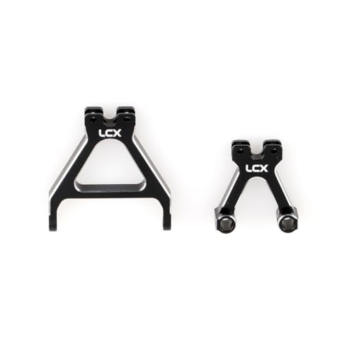 LCX Racing 1/24th RC Crawler Car CNC Aluminum Front Rear Body Post Mount for Axial AX24 XC-1, Upgrades Parts Accessories