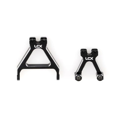 LCX Racing 1/24th RC Crawler Car CNC Aluminum Front Rear Body Post Mount for Axial AX24 XC-1, Upgrades Parts Accessories